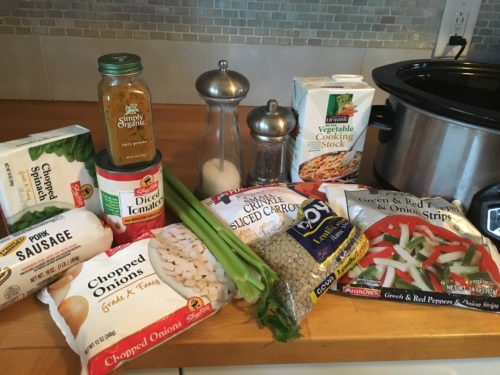 Crockpot Lentil Sausage Spinach Soup | Sunshine Wellness Institute ...